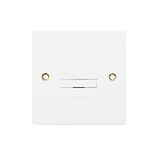 Square 1 Gang Unswitched Fused Spur