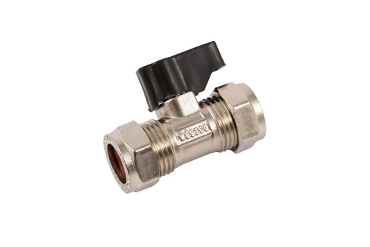 Securplumb Handled Chrome Iso Valve