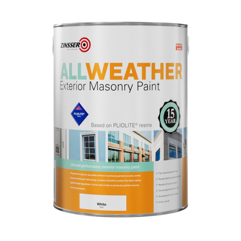 Zinsser All Weather Masonry Paint White