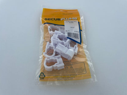Securplumb Clipover Pipe Clips 15mm