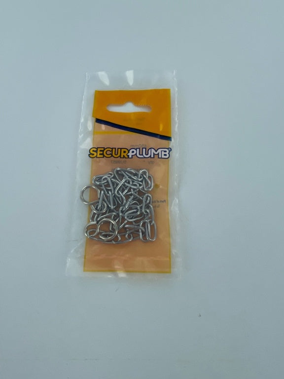 Securplumb Bath Chain Link CP 450mm