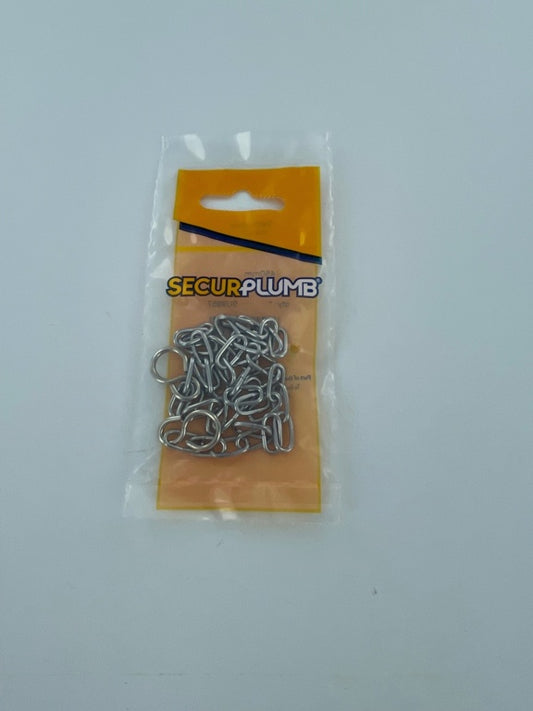 Securplumb Bath Chain Link CP 450mm