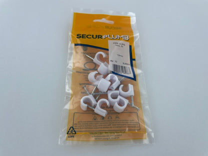 Securplumb Pipe Clips Nail In 10mm