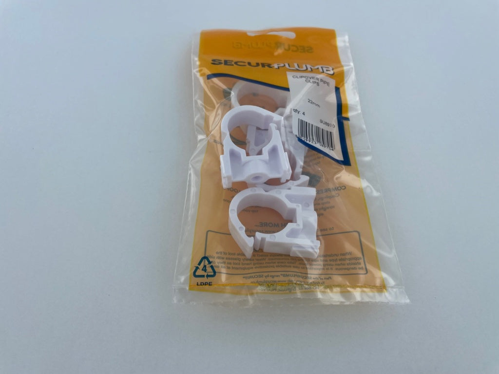 Securplumb Clipover Pipe Clips 22mm