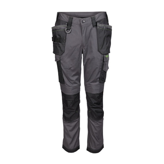 Apache Sudbury Slim Fit Holster Trouser Grey Black 38L 31"