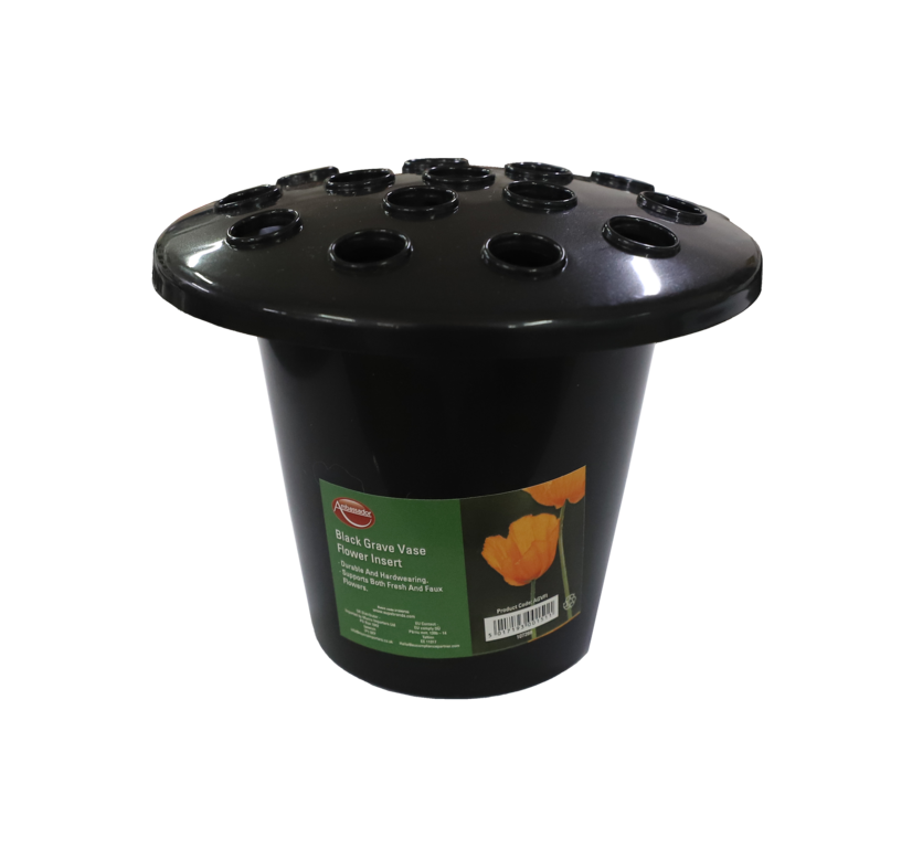Black Grave Vase