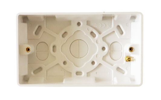 Securlec Double Pattress Box Square 25mm