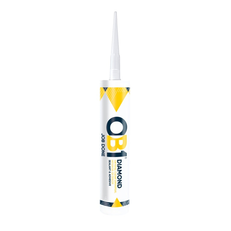 OB1 Diamond Crystal Clear Universal Sealant & Adhesive 290ml
