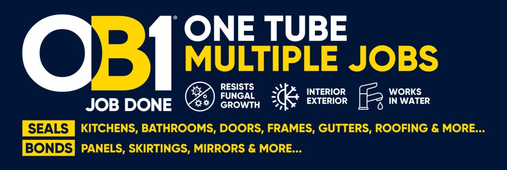 OB1 Multi Surface Sealant & Adhesive 290ml Clear