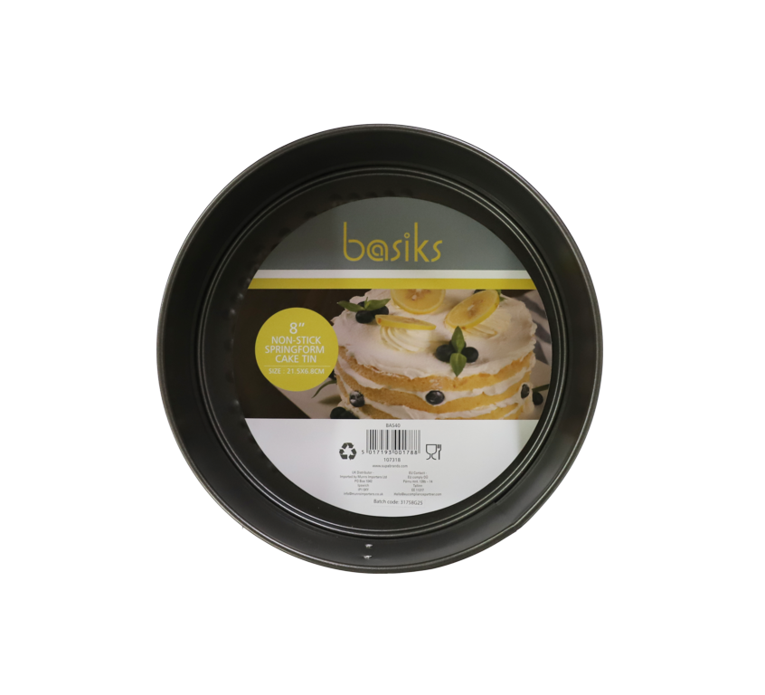 Basiks Non Stick Springform Cake Tin