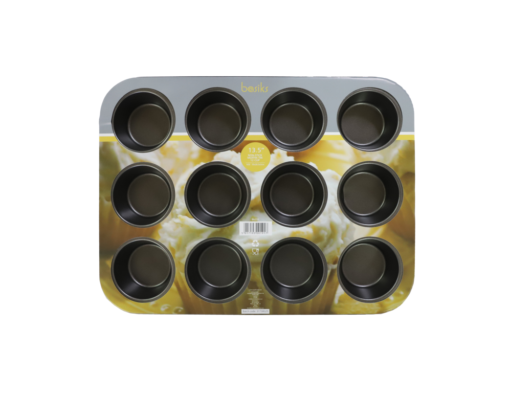 Basiks 12 Cup Muffin Pan