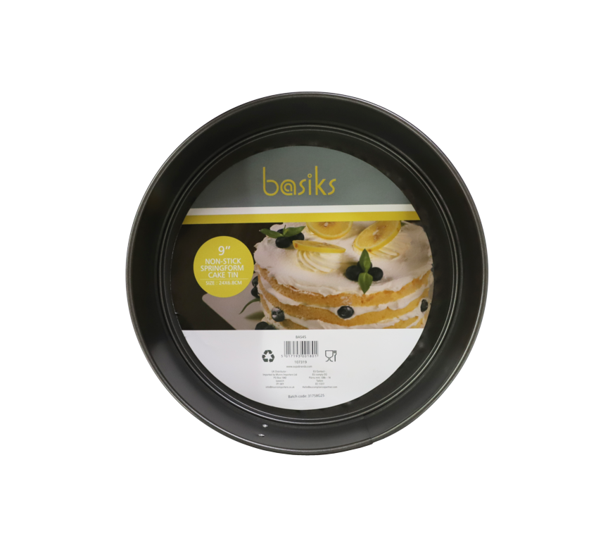 Basiks Non Stick Springform Cake Tin
