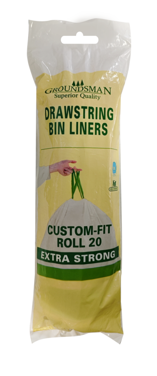 Groundsman Drawstring Bin Liners Pack 20