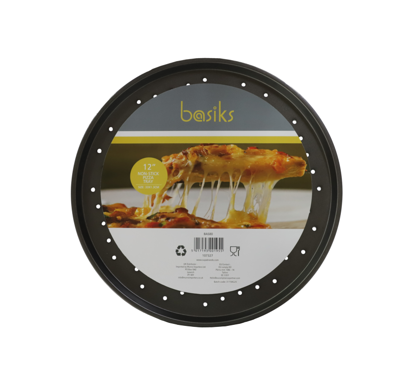 Basiks Non Stick Pizza Tray