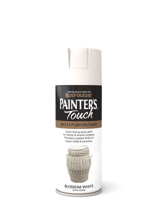 Rustoleum Painters Touch Aerosol 400ml Blossom White Satin