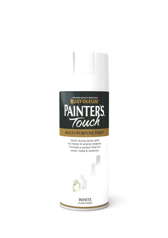 Rustoleum Painters Touch Aerosol 400ml White Gloss