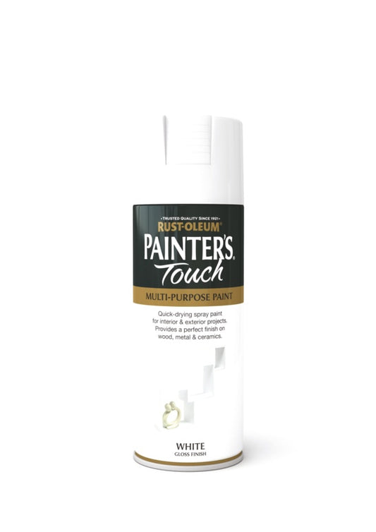 Rustoleum Painters Touch Aerosol 400ml White Gloss