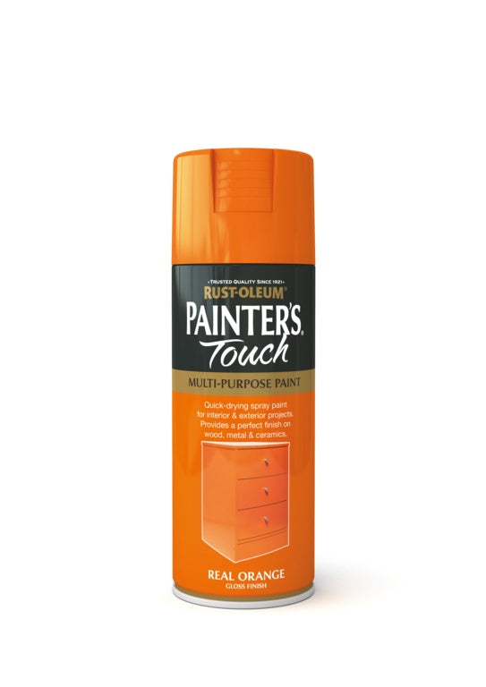 Rustoleum Painters Touch Aerosol 400ml Orange Gloss
