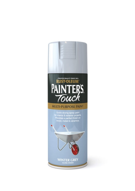 Rustoleum Painters Touch Aerosol 400ml Winter Grey Gloss