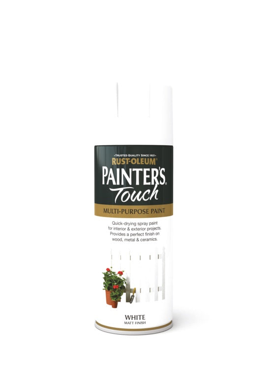 Rustoleum Painters Touch Aerosol 400ml White Matt