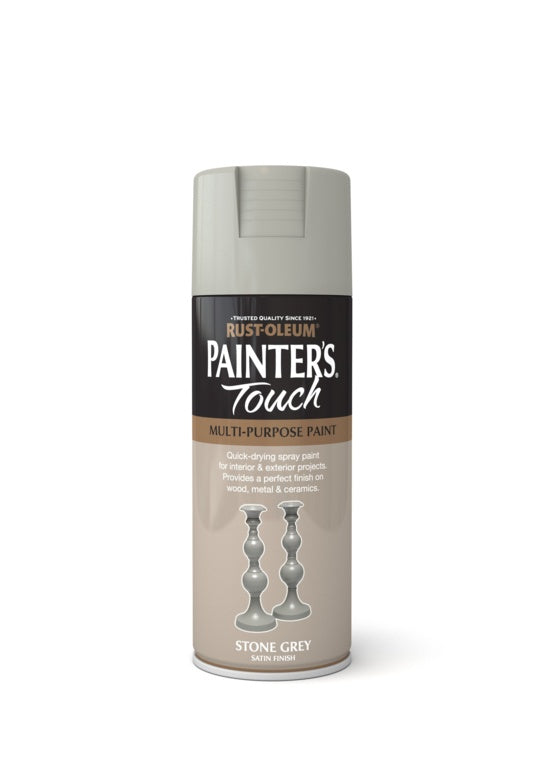 Rustoleum Painters Touch Aerosol 400ml Stone Grey Satin