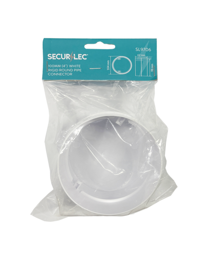 Securlec Rigid Round Pipe Connector 100mm