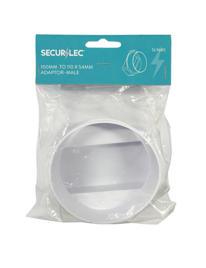 Securlec Adaptor Male 100mm to 110 X 54mm