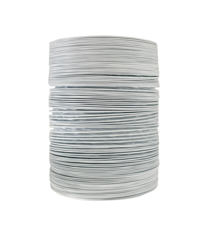 Securlec White PVC Flexible Ducting Hose 3m x 100mm