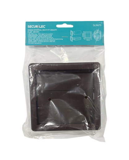 Securlec External Multi Fit Gravity Flap Brown
