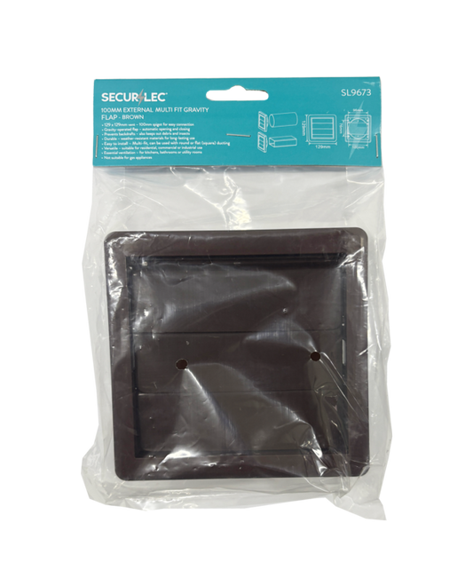Securlec External Multi Fit Gravity Flap Brown