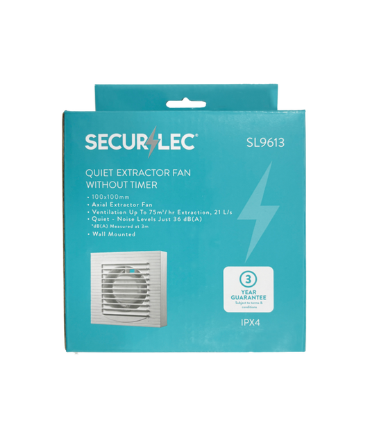 Securlec Quiet Extractor Fan Without Timer