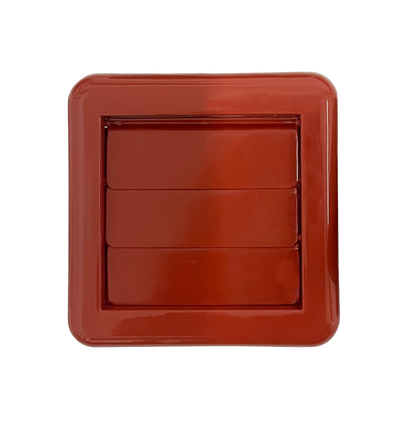 Securlec Externa Gravity Flap Terracotta 100mm