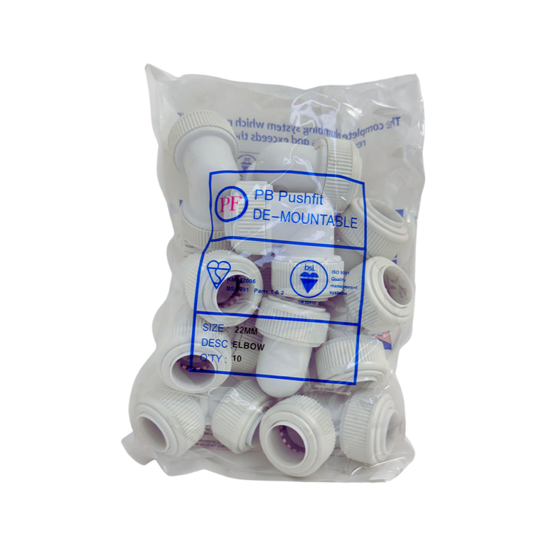 Whitespeed Push-Fit Elbow 22mm