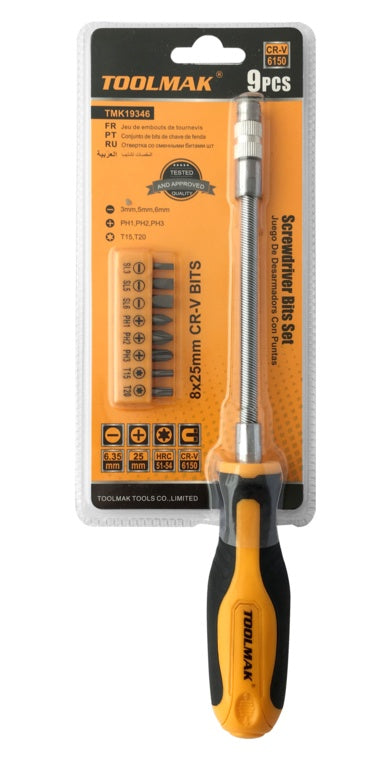 Toolmak Screwdriver Bit Set
