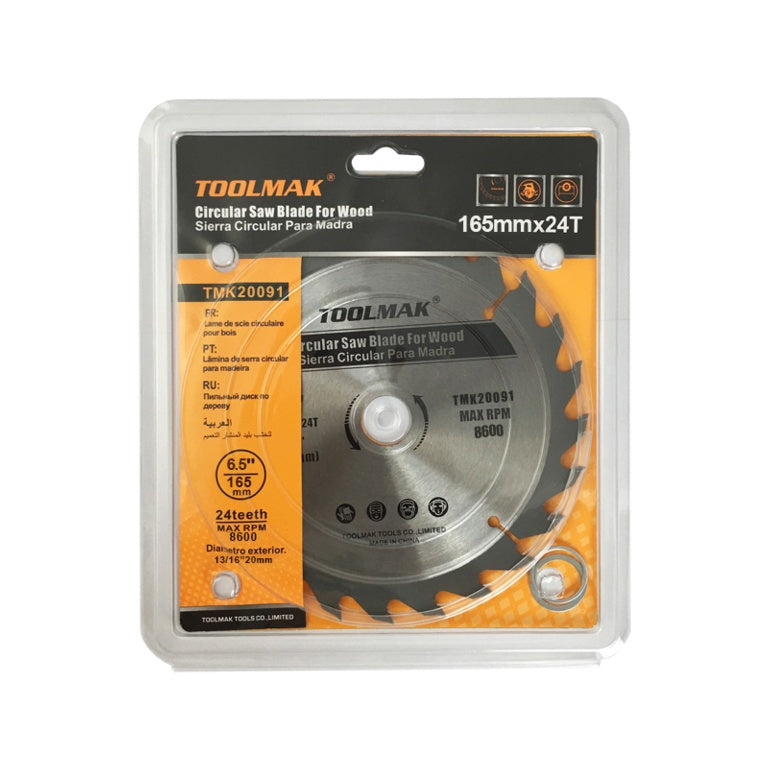 Toolmak Circular Saw Blade For Wood 24t