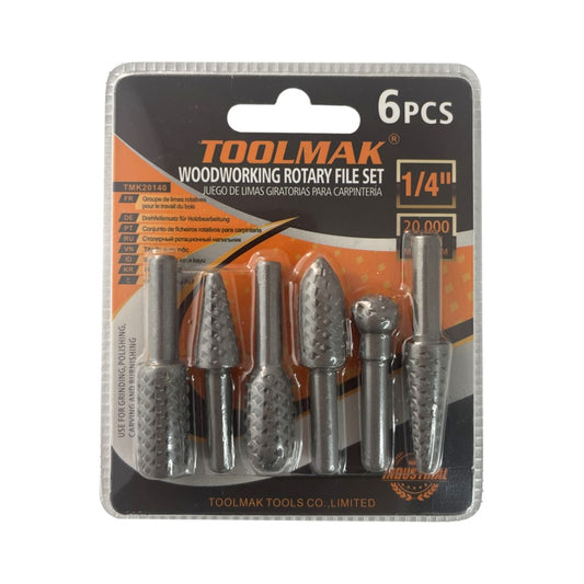 Toolmak Wood/working Rotary File Set