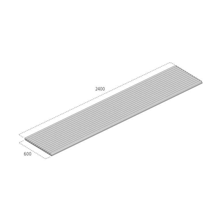 Cheshire Mouldings Acoustic Wall Panel Grey