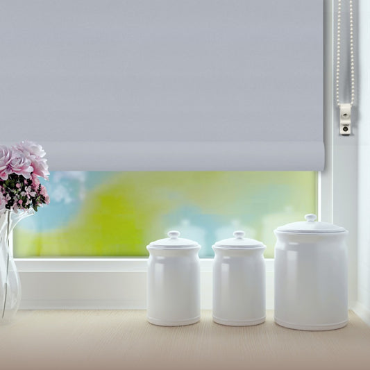 RENAISSANCE Classic Roller Blind Silver 90cm
