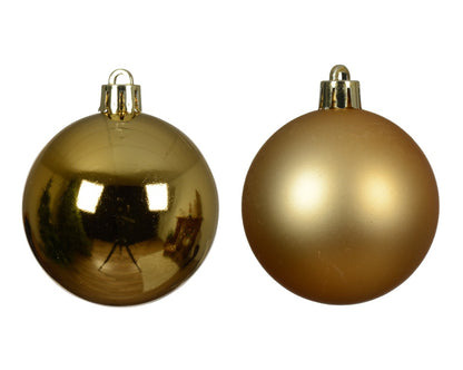 Kaemingk Baubles Polystyrene Light Gold Pack 30 Assorted Sizes