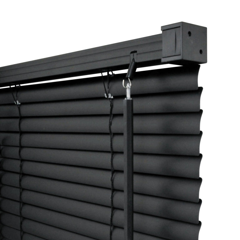 PVC Wide Venetian Blind Black