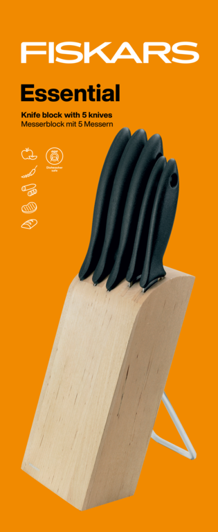 Fiskars Essential Knife Block