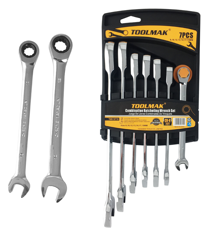 Toolmak Rachet Spanner Set