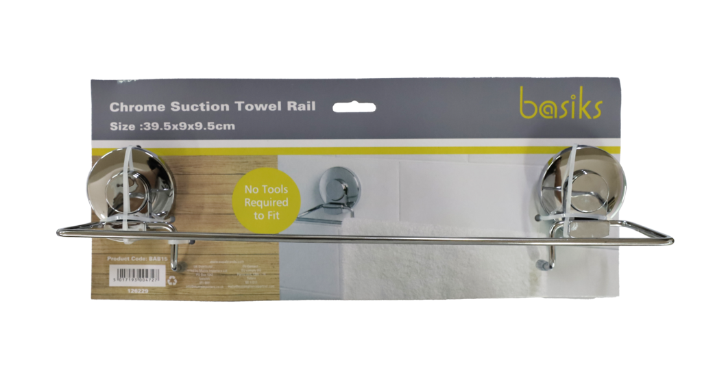 Basiks Suction Towel Rail