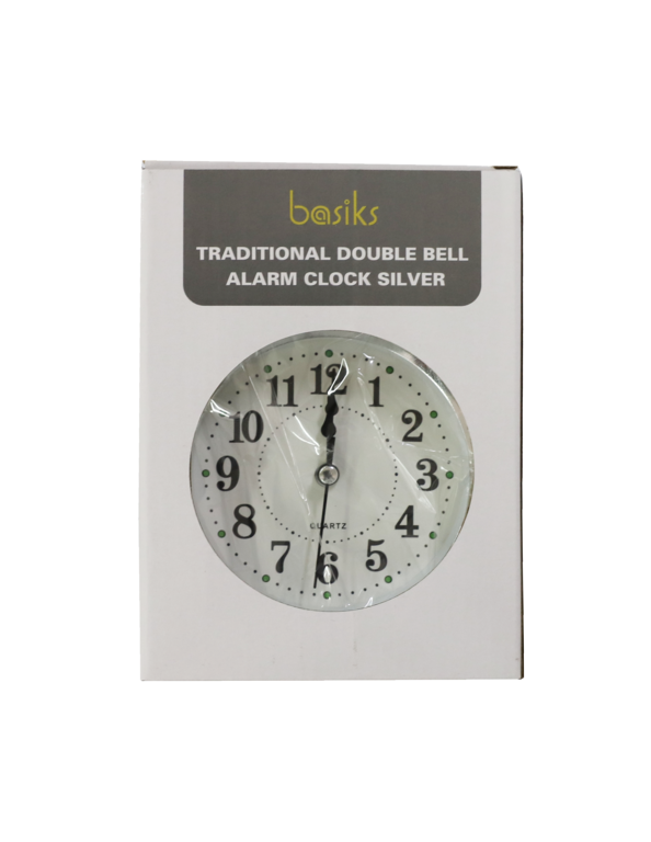 Basiks Traditional Alarm Clock