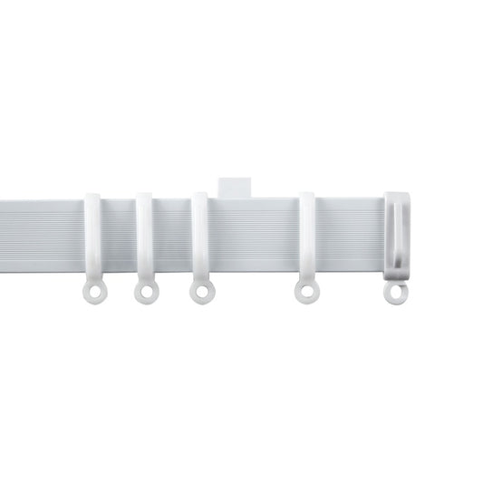 Woodside PVC Fixed Track White 210cm