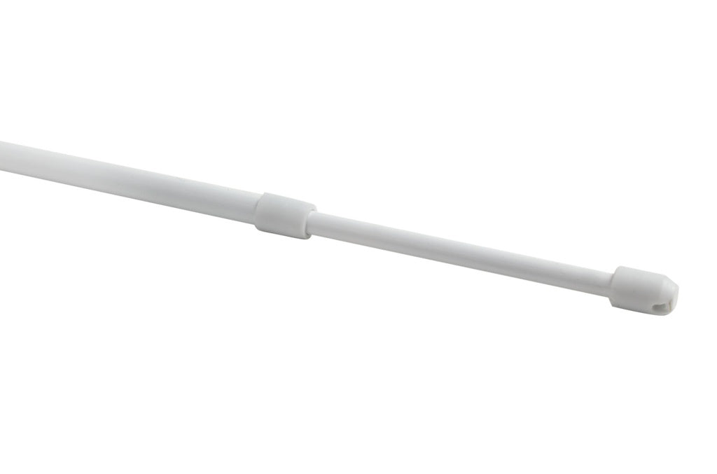 Woodside Extendable Metal Net Rod White 150-200cm