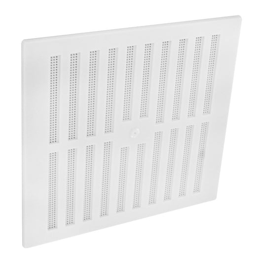 Securit White Plastic Hit & Miss Vent 9" x 9"