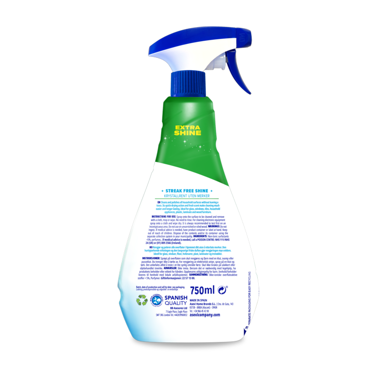 Asevi Multi Purpose & Glass Cleaner