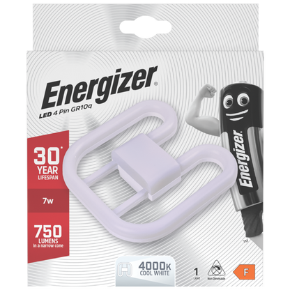 Energizer LED 2D Lamp GR10Q 4pin 7w 750lm
