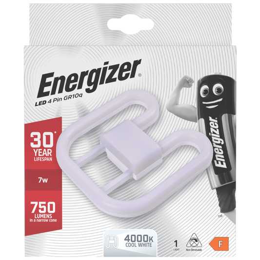 Energizer LED 2D Lamp GR10Q 4pin 7w 750lm